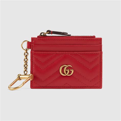 gucci key chain wallet|gucci gg marmont key chain.